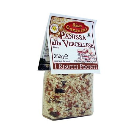 Panissa Vercellese - Risotto Pronto con fagioli e salsiccia - 250g